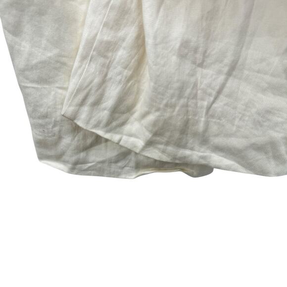 CAbi Everly Pant Linen Rayon NEW SZ 8L Womens White Beach Comfort Resort Summer - Picture 6 of 9